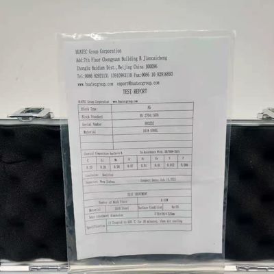 Bloki kalibracyjne ultradźwiękowe ze stali węglowej A5 BS2704