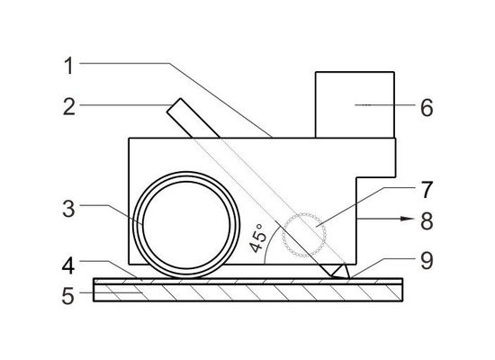 ASTM D3363-00 Metoda rysowania ołówkiem Twardość folii Tester twardości powłoki ołówkowej