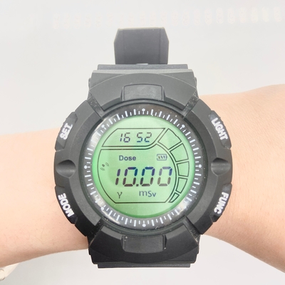Bezprzewodowy typ zegarka Osobisty dozymetr Alarm dźwiękowy i świetlny Pomiar dawki promieniowania