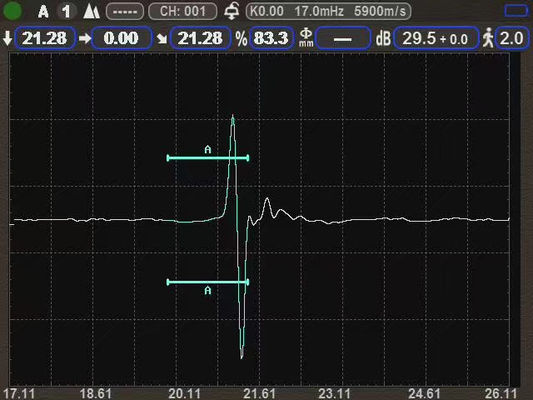 IP67 Ultrasonowy miernik grubości 0,001 mm Wysoka rozdzielczość B Skanowanie duży zakres 15000 mm