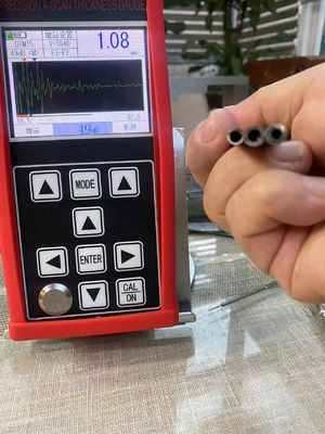 Skan B skan 0,001mm htigh rozdzielczość penetracji powłoki ultradźwiękowego miernika grubości