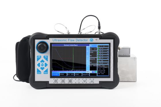 Karta SD Przenośny ultradźwiękowy defektoskop Ekran dotykowy Funkcja automatycznej kalibracji