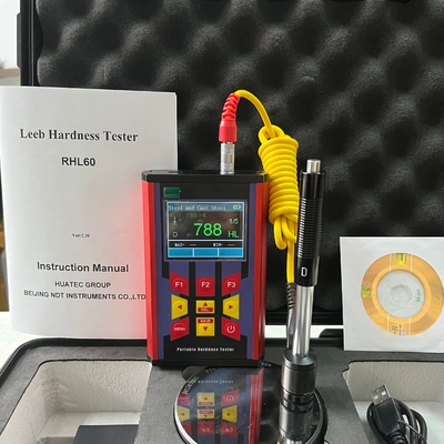 Kolorowy akumulator Lcd Przenośny tester twardości Dostosowany materiał do metali