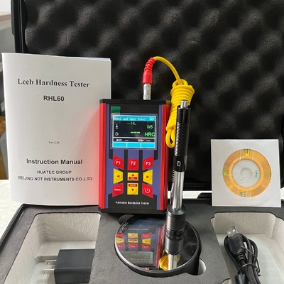 Kolorowy akumulator Lcd Przenośny tester twardości Dostosowany materiał do metali